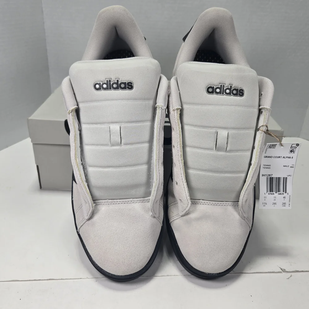 Adidas Grand Court Alph 00s Men's Black and White Sneakers 2 Laces Size 11.5